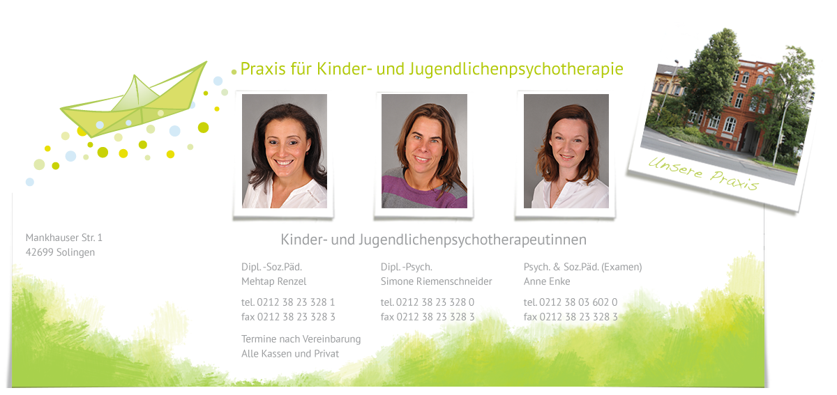 Kinder- und Jugendlichenpsychotherapie Praxis Solingen